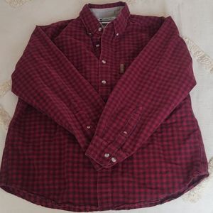 Columbia plaid button-down